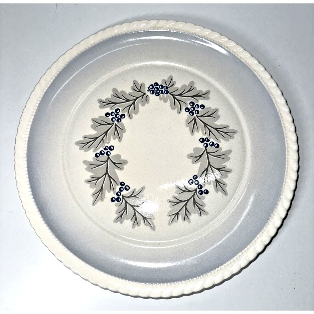 Monticello Made‎ By Steubenville 131023-131032 Dinner Plate - Blue/Gray